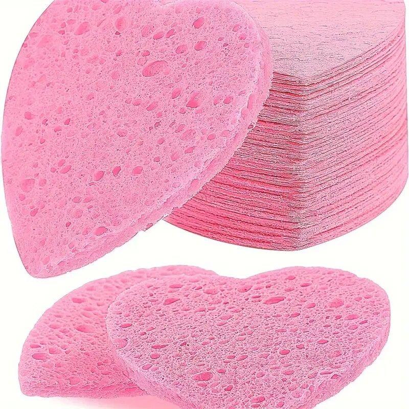 50/20/10/5PCS Facial Cleaning Sponge Pad Reusable Compression Water Absorption Soft Exfoliating Facial Mask SPA Makeup Remover