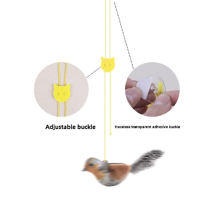 Automatic Chirping Cat Toy - Motion Activated With Catnip & Feathers-Proof Interactive Pet Game For Indoor Kittens