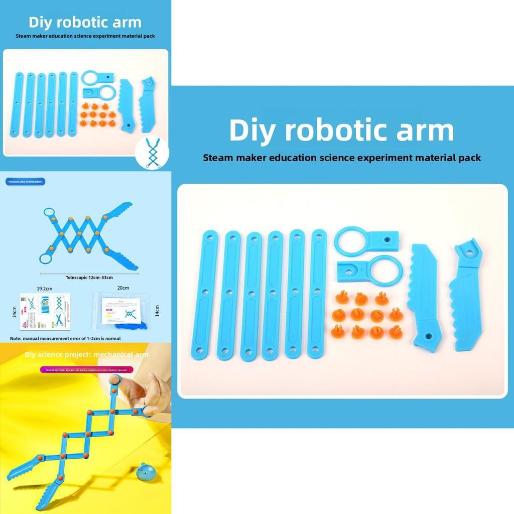 Science Experiment Mechanical Hand Stem Diy Educational Toy For Kids Home Learning