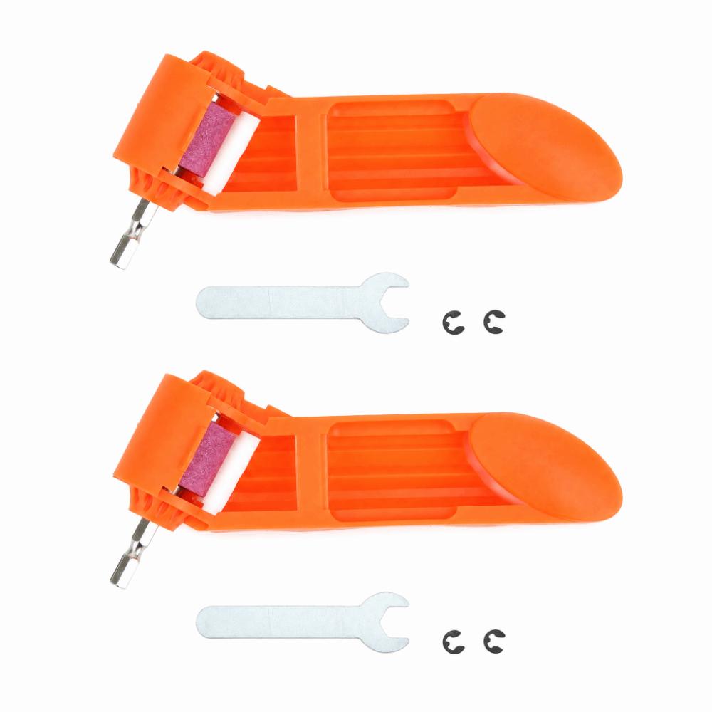 2pcs Blue /OrangeColor Electric Grinding Machine Drill Grinder Grinding Tool  Drill Polishing