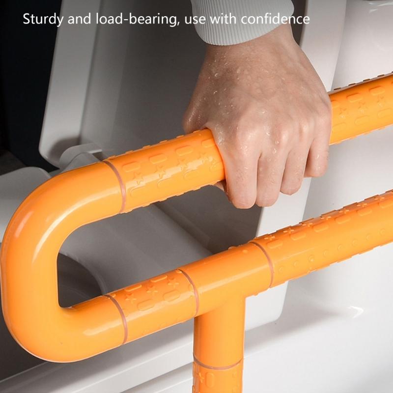 Nonslip Bathroom Handle Elderly Support Shower Rail Toilet Handrail Stainless Steels Grab Bar Easy Installation