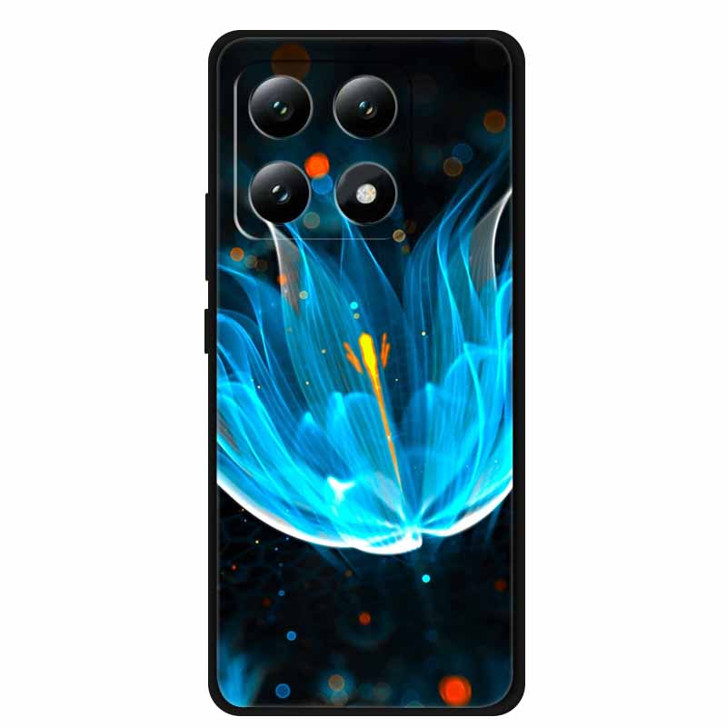 Handyhülle Für Xiaomi 15T Pro 5G Rückseite Hüllen Schwarzes Silikon Weiches Coque Für Xiaomi 15T 5G Hülle 15 T Pro 6,83" Fundas Schale