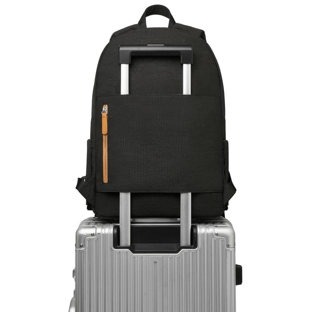 Nordace Siena Pro Classic Backpack Batoh na notebook 18L Denní batoh pro denní nošení - 13,3" Cestování, Denní, Práce, Černá, Běžný, Batoh.