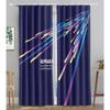 Technology Particle Vortex Light Filtering Line Blackout Window Panel Curtain Living Room Room Bedroom Bathroom Kicthen Door Cupboard Decor Hooks