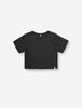 FLATWAVE IN SEOUL Samar Crop T-Shirt Charcoal