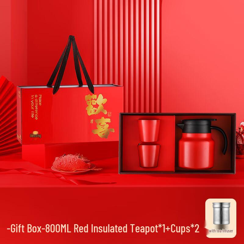 Shuixi Stainless Steel Steeping Pot 5-Piece Gift Set