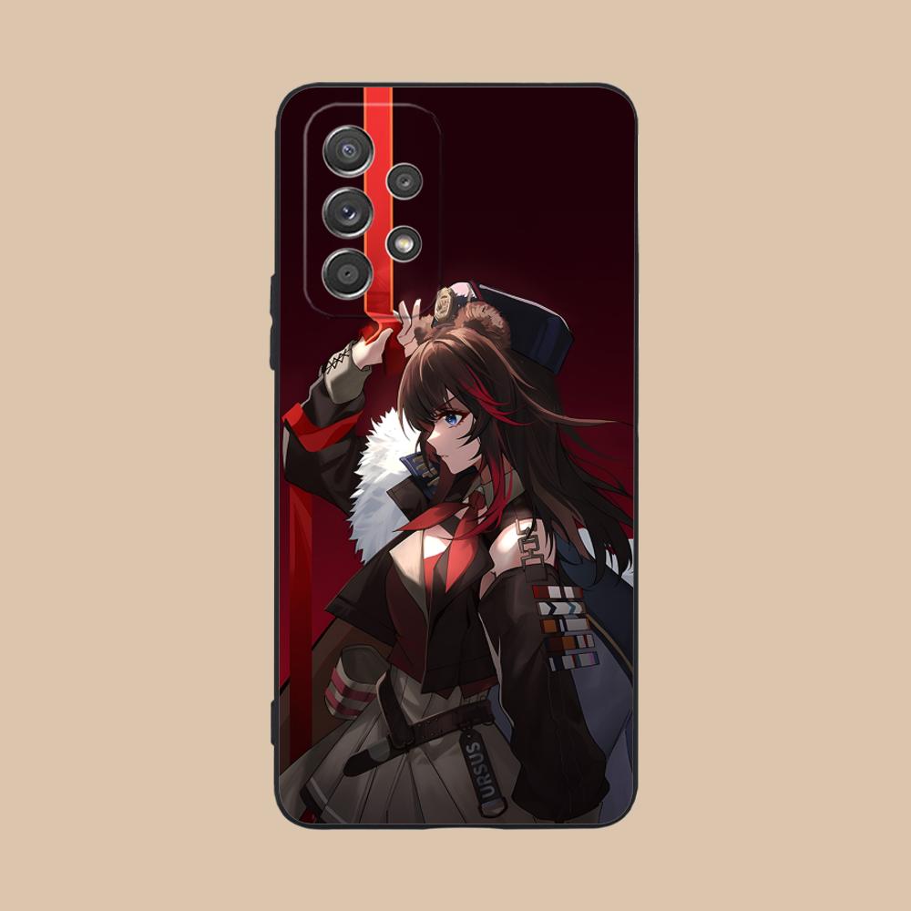 Arknights Zima Matte TPU Mobile Phone Case for Samsung Galaxy A56 55 54 53 52 51 36 35 34 23 16 15 5G Colorful Cover