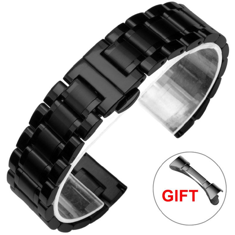 For Seiko Jubilee Bracelet Solid End Link Stainless Steel Band 18mm Oyster Strap Srpd Skx007/Skx009 SRPD63K1 Curved End Bracelet