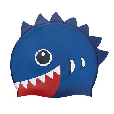 Siliconen Cartoon Zwemmuts Professionele Leuke Bedrukte Waterdichte Zwemmuts voor Kinderen Type A
