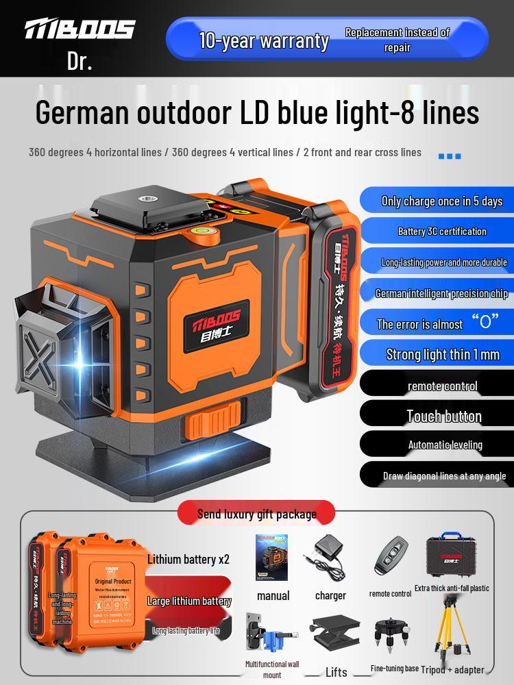 High-Precision Outdoor Infrared Automatic Laser Level