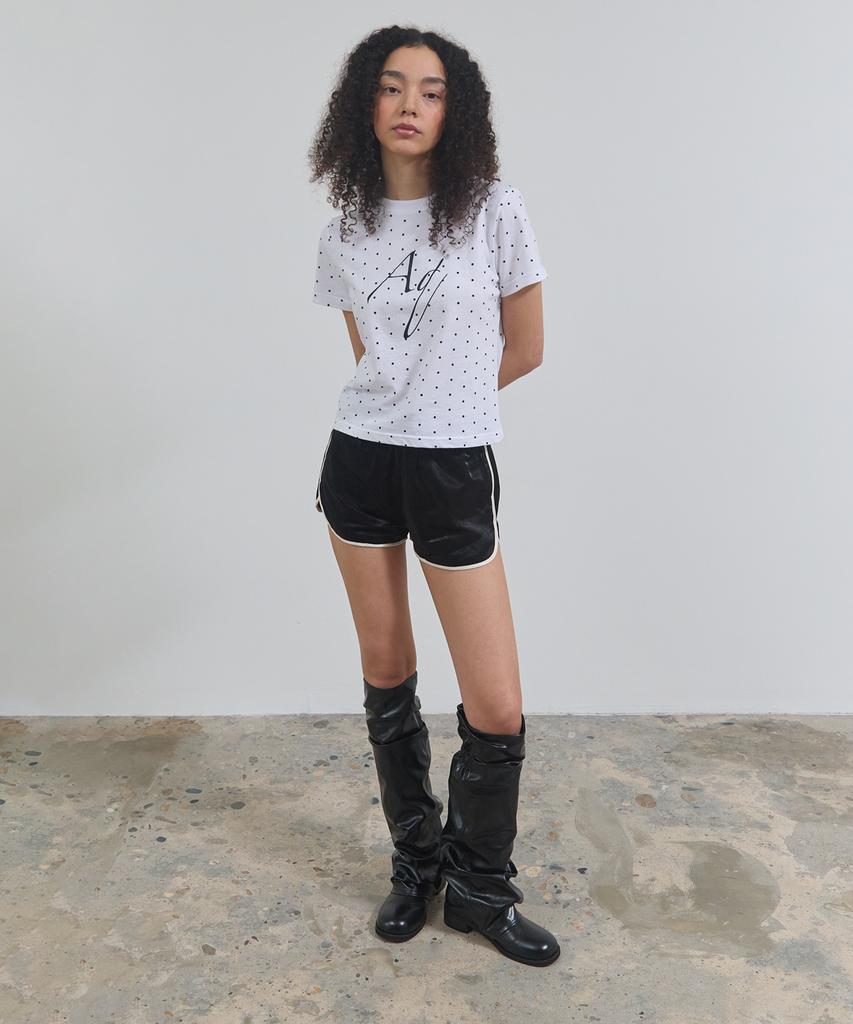 Eikyueikyuhauseukeulleob Dot Aq T-Shirt [White]