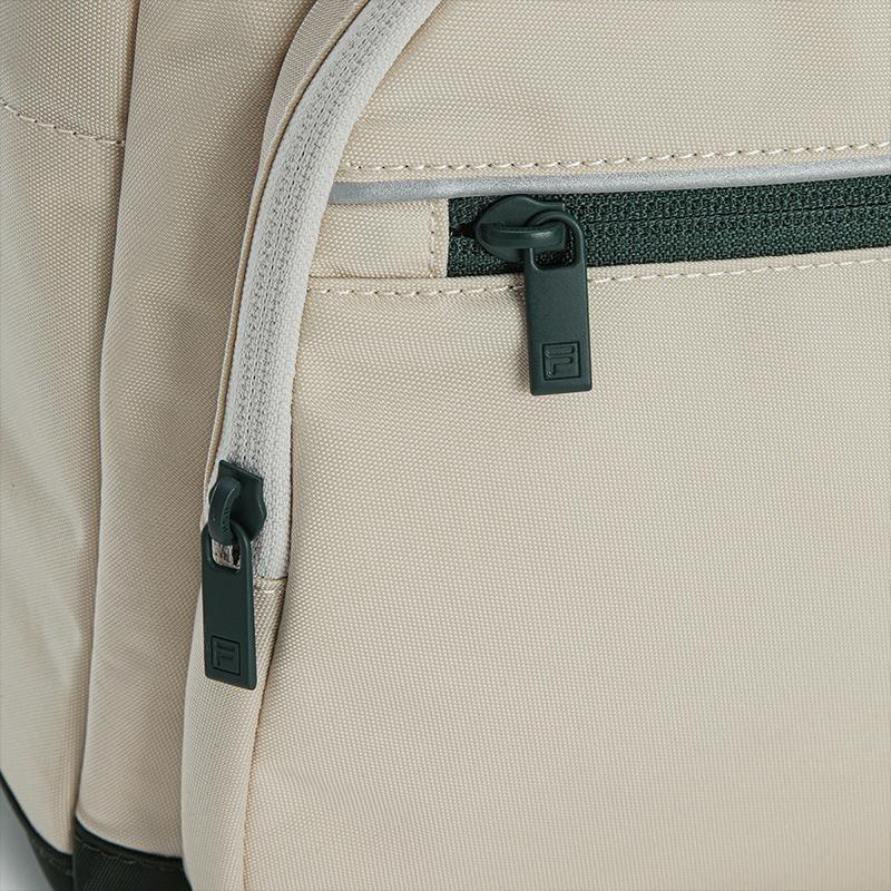 Fila Original Simple Casual Campus Commuter Versatile Durable Large Capacity Fabric Backpack Unisex Backpack Gray F13W639165FGY
