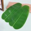 Tropical Faux Banana Leaf Large Drink Cup Coasters Fruits Plate  Home Garden Decor