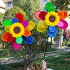 1PC Sunflower Windmill Garden Yard Colourful Children Outdoor Spinner Foldable Windmill Carry Camping Picnic Home Garden Decor