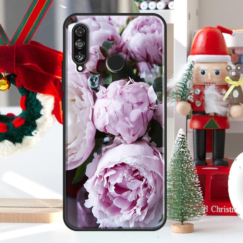 Lavender Peonies Flower For Huawei Nova 5T 9 10 SE 7i 8i 11i 12i Y73 Y72 Y61 Y91 Y60 Y70 Y90 P20 P40 P30 Lite Case