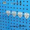 Wall-Mounted Pegboard Hook Display Rack