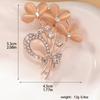 Brooch, High-end Accessories, Versatile, Creative, Fashionable, Cat Eye Stone, Diamond Studded, Anti Glare, Elegant Chest Flower
