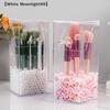 Clear Disposable Mask And Emesis Bag Storage Box Makeup Brush Storage Box Multifunctional Durable Practical Organizer Rack