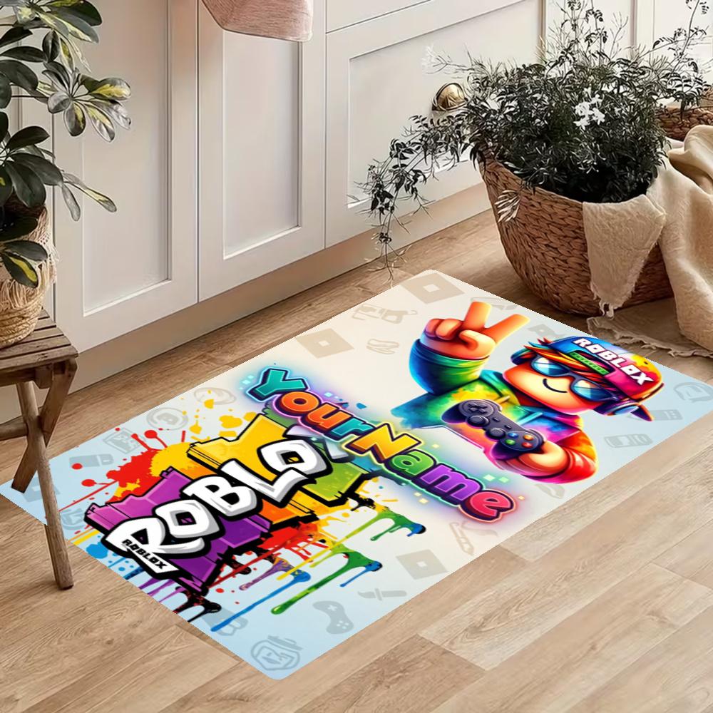 Roblox Customize Your Name Kitchen Rug Runner Rug Laundry Mat Hallway Entryway The Best Gift Choice