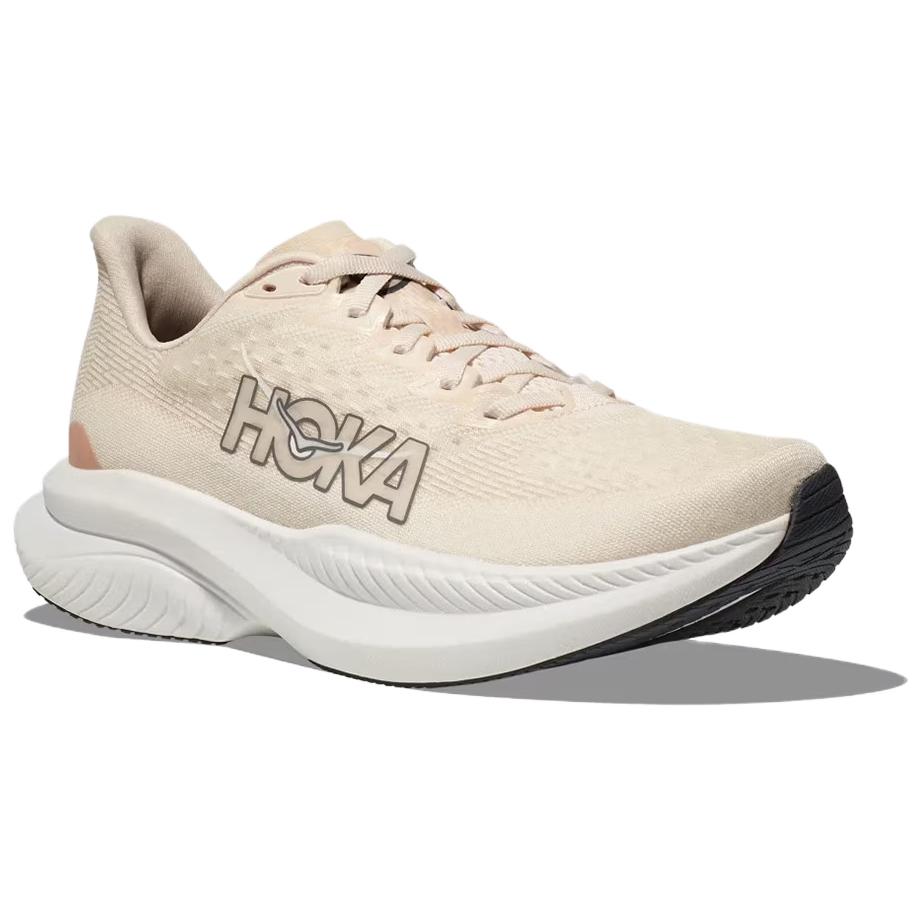 HOKA Mach 6 Eggnog Vanilla Women Sneakers Cream 1147810-EGV