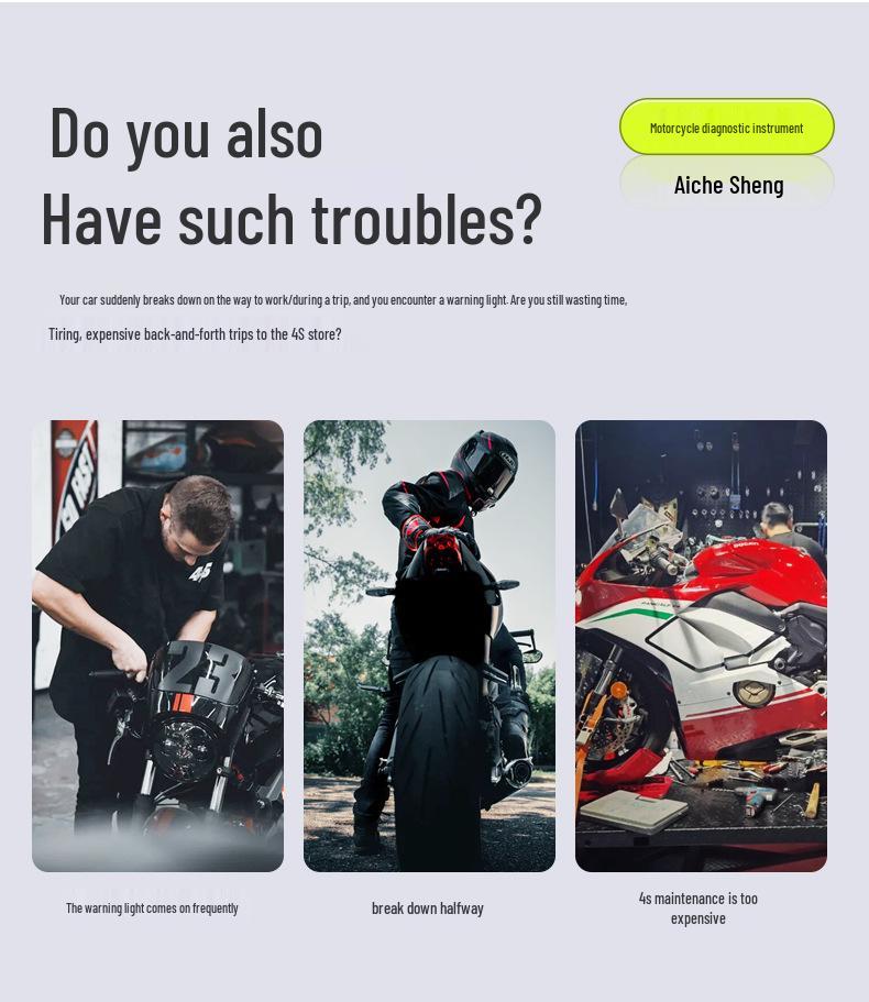 JDiag M100 Pro Motorcycle EFI System Diagnostic Tool