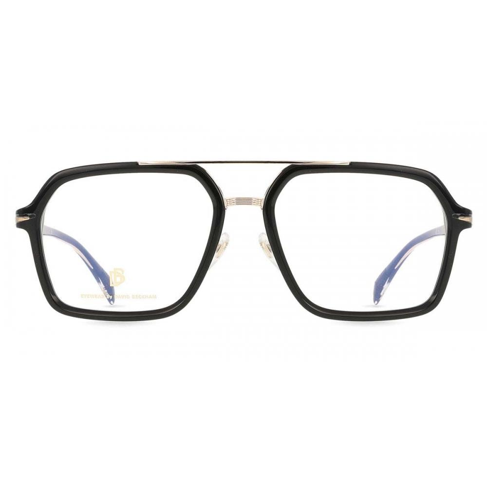 David Beckham Men Eyeglasses Db 7128 2m2 2y Black Top Gold/56-18-150