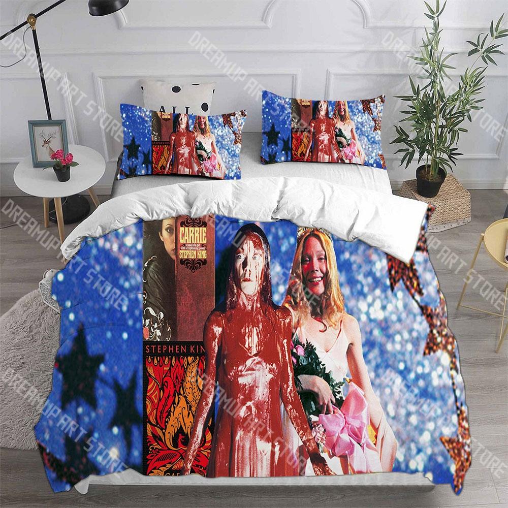 Fashion Carrie (1976) Bedding Set Single Twin Full Queen King Size Bed Set Kids Bedroom Duvetcover Sets Bed Sheet Set