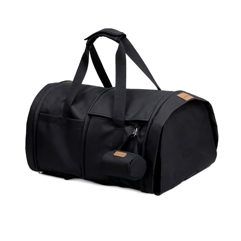 

Breathable Foldable Dog Travel Bag Detachable Waterproofed Easyly Clean Pet Carriers for Outdoor Activity чорний