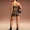 Nike SKIMS Matte Cami Bra Top Dark Sepia Women Tops Brown BR-SPT-5115-DSP