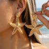 Bohemian Starfish Beach Earrings - Women's Summer Seaside Accessories