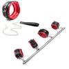 Stainless Steel Adjustable Open Leg Bar Handcuffs Ankle Cuffs Lockable Bondage Set Sex Slave Restraints Dog Collar Sex Toys