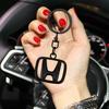For Honda Zinc Alloy Key Ring Keychain Car Logo Accessories For Honda Civic Mugen Accord Odyssey JAZZ CRV Fit Hrv Jazz CBR VTX V