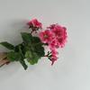 Bouquet Artificial Peony flower Flore White Silk Fake Orchid Flower DIY Wedding Back Road Home Desk Vase Accessories Faux Flores