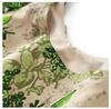 Sweet V-Neck Puff Sleeve Floral Tie-Back Dress