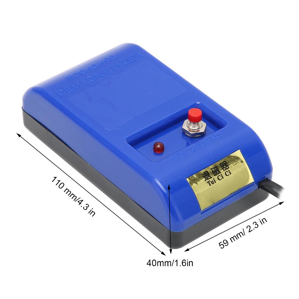 Blauer Kunststoff Uhren Entmagnetisierer 110V/220V Duale Spannung Entmagnetisierungswerkzeug Mechanische Uhr