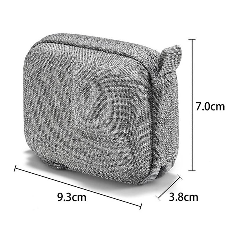 

Мини Портативный Чехол для Камеры Сумка для Хранения Экшн-камеры для Hero 11 10 9 8 7 для DJI Action Camera Серый серый