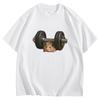 Funny Hamster Gym Meme TShirt Weights Struggle Graphic Tee Summer Short Sleeve Humorous Workout Gift Trendy Streetwear Tops