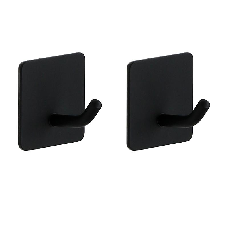 Self Adhesive Wall Hook Coat Rack Key Holder Towel Hooks Bedroom Stainless Steel Clothes Rack Kitchen Bathroom Accessories