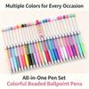 75Pcs Rhinestone Beadable Pen Kit 25 DIY Craft Pens with Refills & Bags