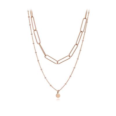 Unique Layered Necklace Elbrnn091