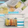 Freezer Food Block Maker DIY Mold for Meal Prep Bags and Soup Containers Reusable ABS Silica Gel Storage Solution