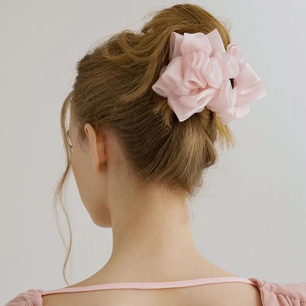 Sha Flower Hair Clip JP-25-003CC black