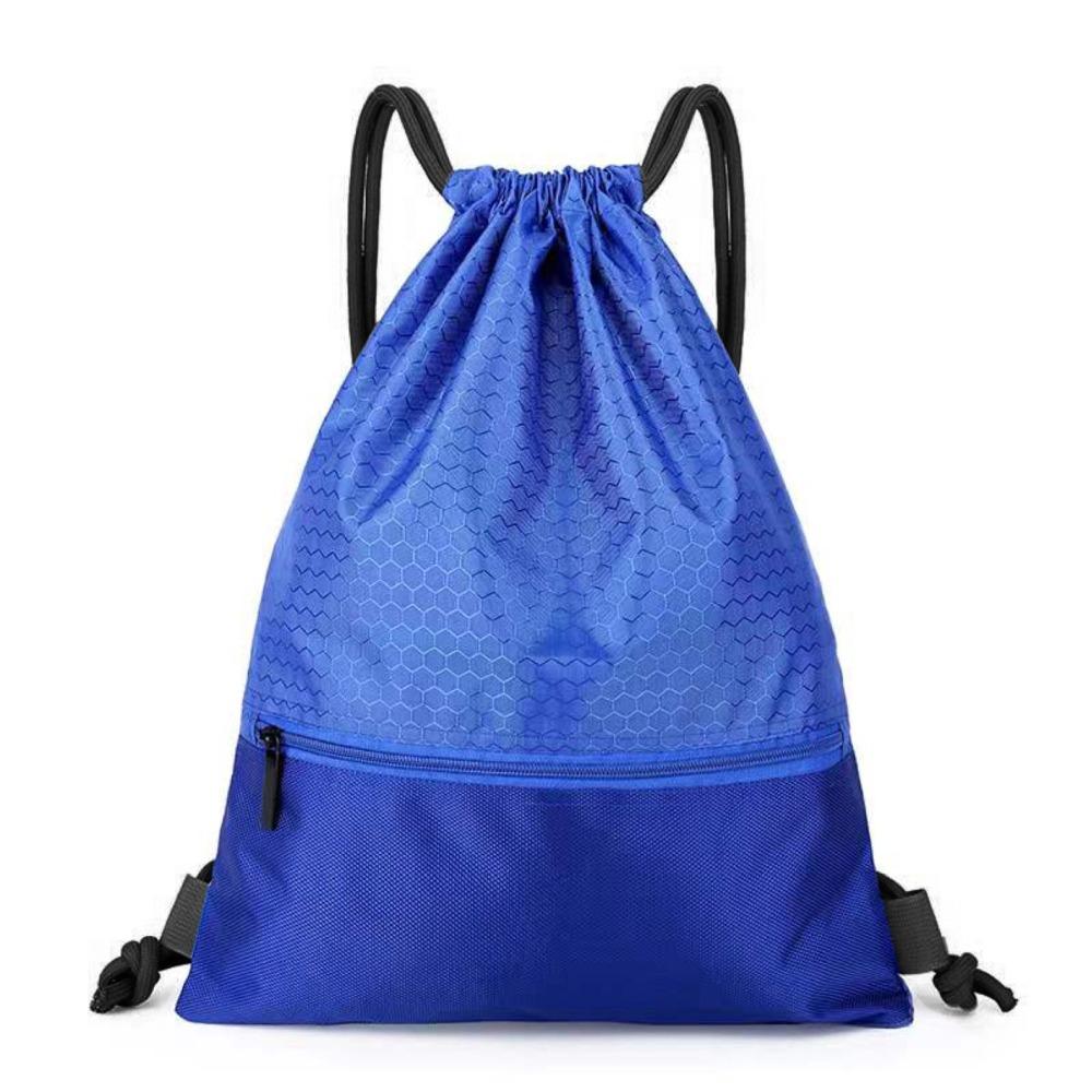 Solid Color Fitness Drawstring Bag Waterproof Drawstring Pocket Drawstring Backpack  Unisex