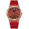 Student Style Silicone Watch For Women Ladies Casual Quartz With Sapphire Glass Dial