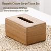 Walnut Wooden Tissue Box: Elegant Pull-Out Napkin Storage for Living Room, Coffee Table, Restaurant, Hotel, or New Chinese Style Decor.
