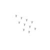 10 Pack Watch Ratchet Wheel Screws For ETA 2824 2836 2834 2846 Spare Parts Watch Repair Accessories Replacement For Watchmaker