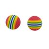 Pet Toy Set: 21-Piece Cat Tunnel, Sisal Mouse, Rainbow Ball, Crinkle Paper, Cat Teaser Stick Combo