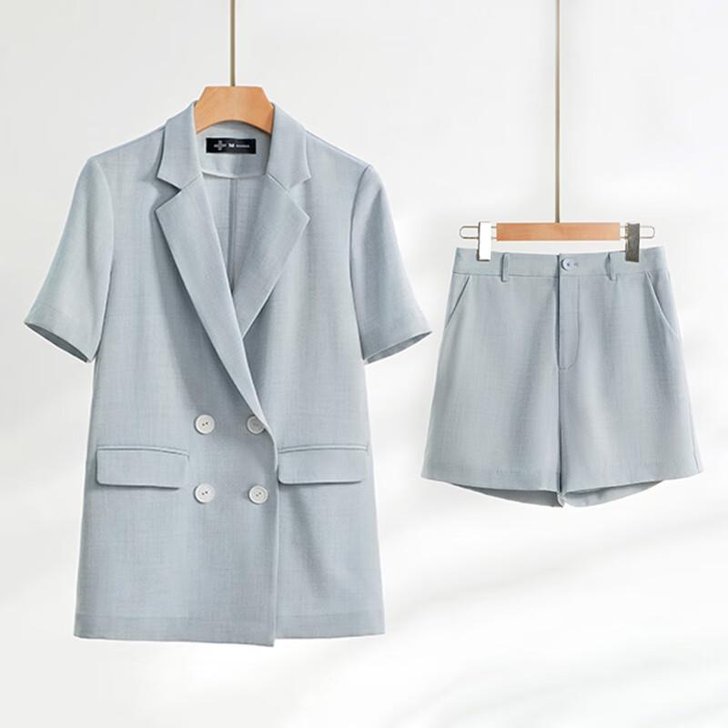 

Жіночий літній костюм з коротким рукавом 2XL