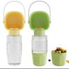 1Pc Pet Water Bottle Portable Accompanying Cup Dog Travel Water Bottle Drinking Food Bowl 2 In 1 Outdoor Pet Supplies