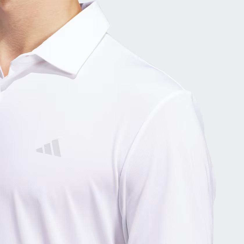 Adidas Ultimate365 Solid Color Small Logo Pullover Comfortable Fitted Short Sleeve Polo Shirt Men Polo Shirts White IM8408